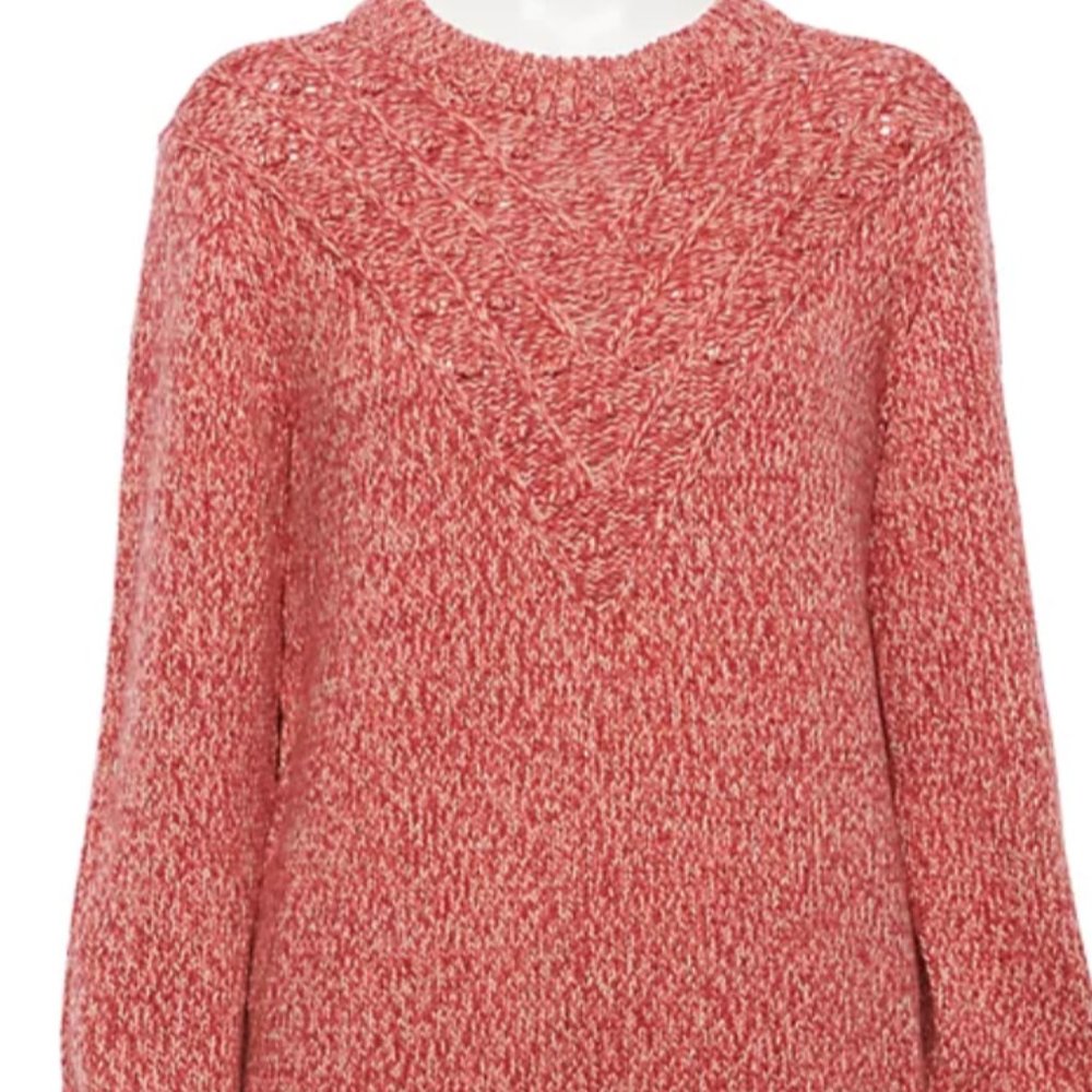 NWT Sonoma Stitch Detail Sweater M